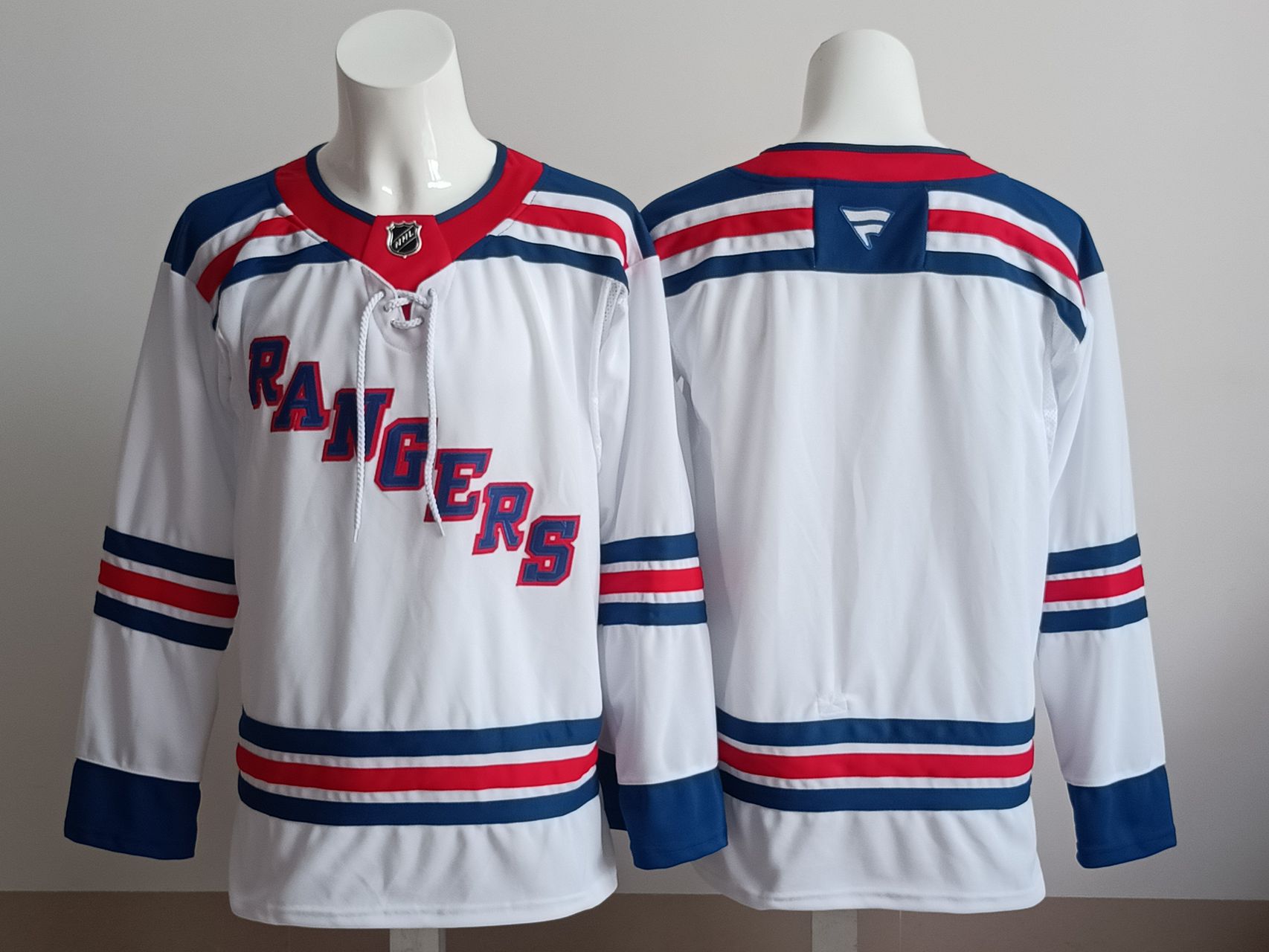 Men 2025 New York Rangers Blank White NHL Jersey style 01->new york rangers->NHL Jersey